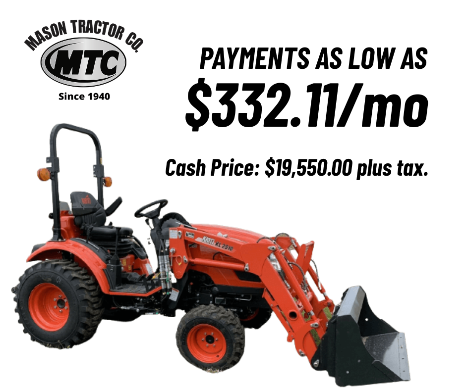 KIOTI CX2510HB Tractor with loader