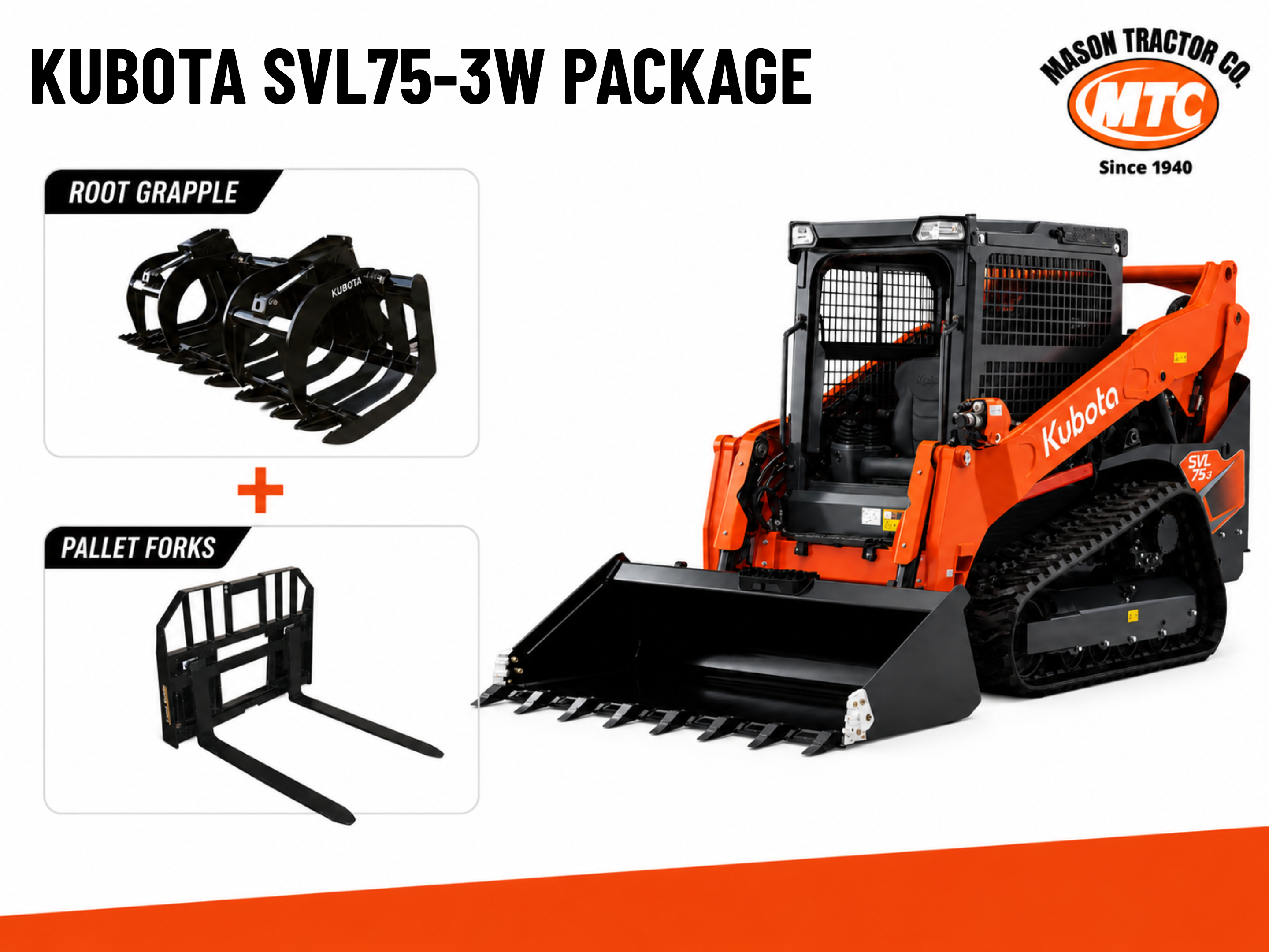 Kubota SVL75-3W Package