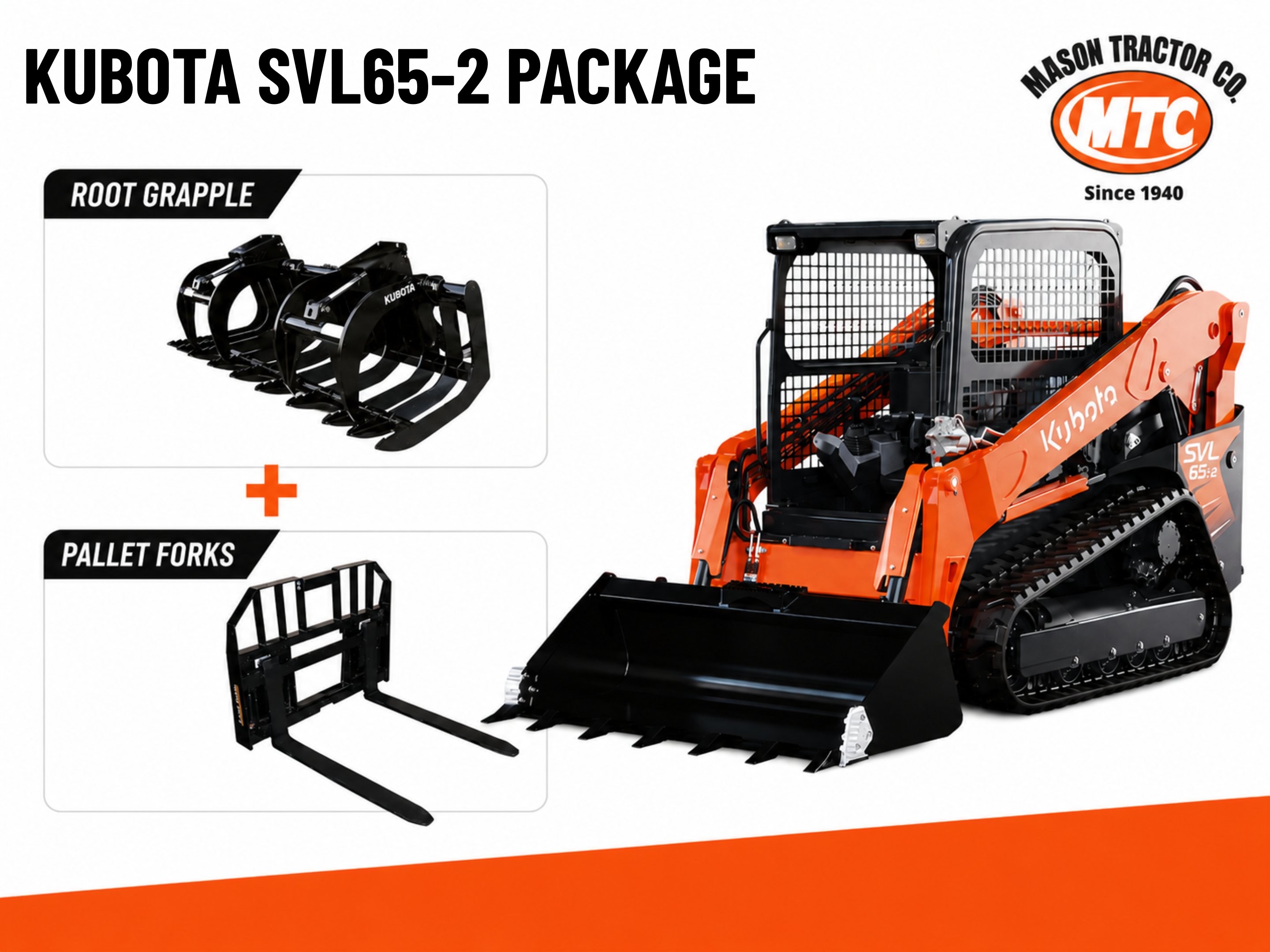 Kubota SVL65-2 Package
